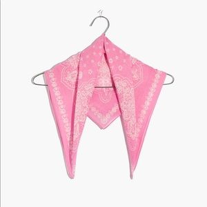 NWT Madewell Candy Pink Bandana!